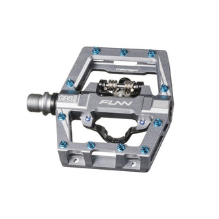 FUNN Mamba S SPD Clipless MTB Single Sided Pedal Pair - Grey