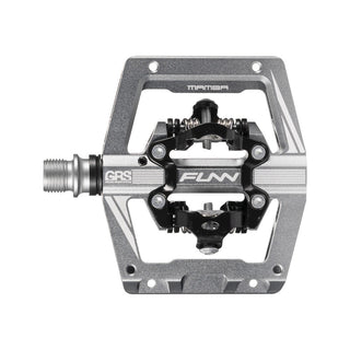 FUNN Mamba S SPD Clipless MTB Double Sided Pedal Pair - Grey