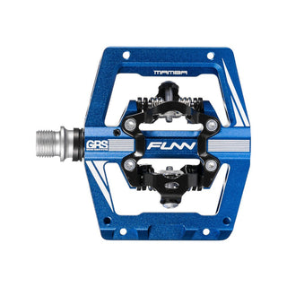 FUNN Mamba S SPD Clipless MTB Double Sided Pedal Pair - Blue