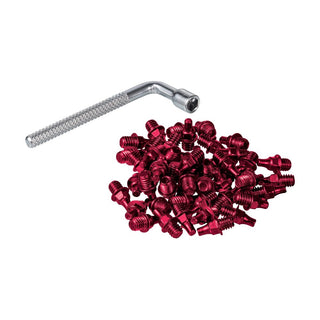 FUNN Street Pedal Pin Set M4 x 6mm For Mamba Ripper and Python Street Edition - Red