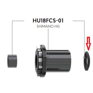 FUNN Replacement Pawl Cap For HG and XD Hub Drive Body