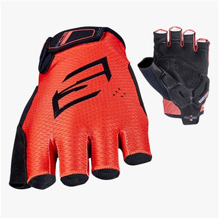 FIVE RC3 Gel Half Finger Gloves - Red
