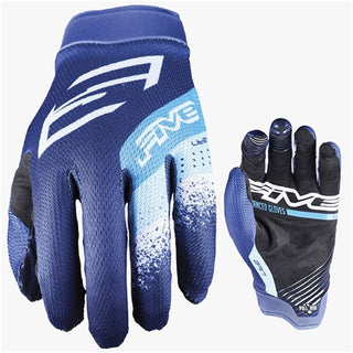 FIVE XR-Lite Full Finger Gloves - Stripes Blue