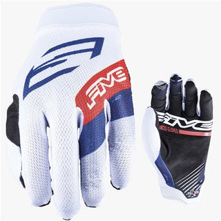 FIVE XR-Lite Full Finger Gloves - Stripes White