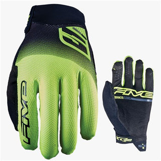 FIVE XR-Pro Full Finger Gloves - Black/Fluro Yellow