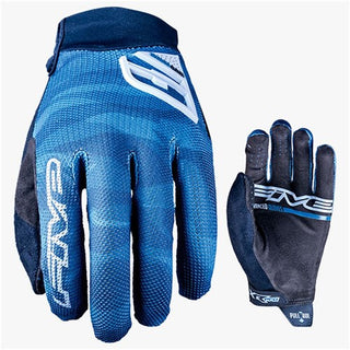 FIVE XR-Pro Full Finger Gloves - Camo Blue