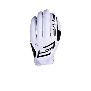 FIVE RACE Pro Full Finger Gloves - White