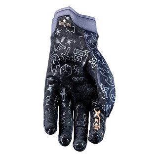 FIVE XR-Lite Tattoo Full Finger Gloves - Black/Gold