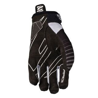 FIVE Race BMX Full Finger Gloves - Black/White