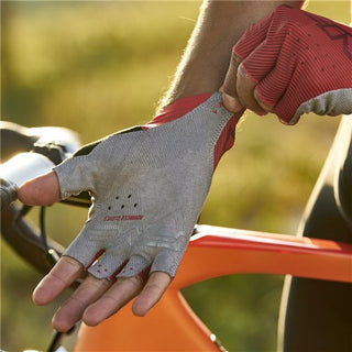 FIVE RC-Pro Half Finger Gloves - Red