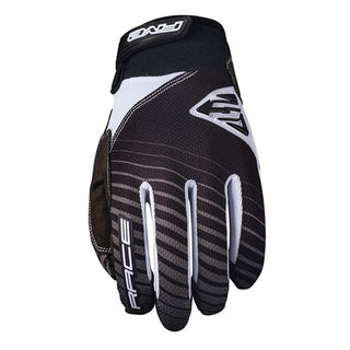 FIVE Race BMX Kid Full Finger - Black/White