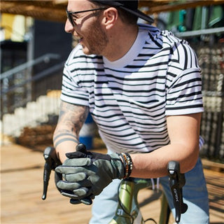 FIVE STATEN Full Finger Gloves - Black