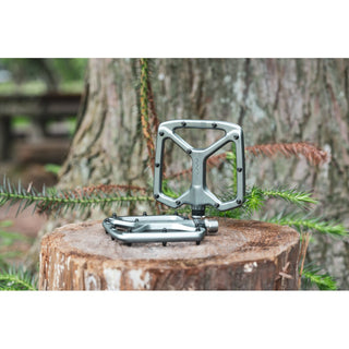 FUNN Python V2 Flat MTB Alloy Pedals - Grey
