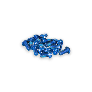 FUNN Disc Rotor Bolts 10mm M5 15 Piece Pack - Blue