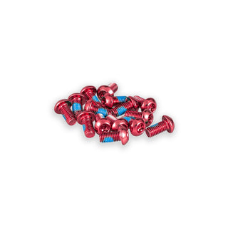 FUNN Disc Rotor Bolts 10mm M5 15 Piece Pack - Red