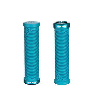 FUNN Hilt Junior Lock-On Grips - Turquoise