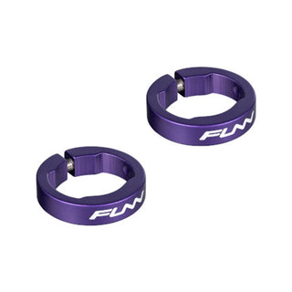 FUNN Grip Clamping Lock Rings Hilt/Holeshot - Purple