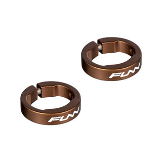 FUNN Grip Clamping Lock Rings Hilt/Holeshot - Brown