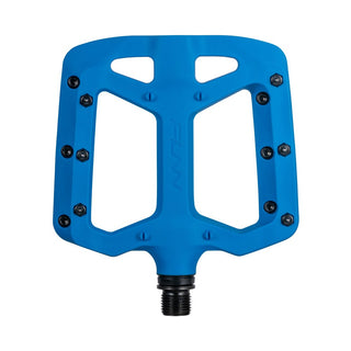 FUNN Taipan Large Flat MTB Pedals With Composite Platform - Blue