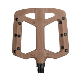 FUNN Taipan Large Flat MTB Pedals With Composite Platform - Brown