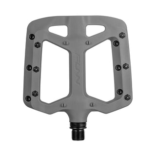 FUNN Taipan Large Flat MTB Pedals With Composite Platform - Grey