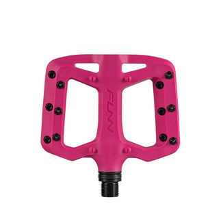 FUNN Taipan S Junior Flat MTB Pedals With Composite Platform - Pink