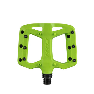 FUNN Taipan S Junior Flat MTB Pedals With Composite Platform - Green