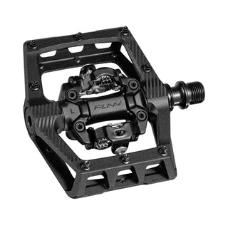 FUNN Ripper V2 Enduro MTB SPD Double Sided Clipless Pedal Pair - Black