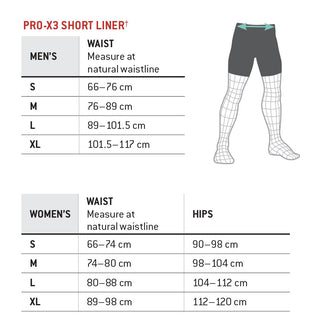 G-Form Women's Pro-X3 Bike Shorts Liner - Black