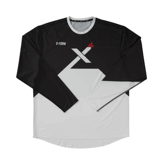 G-Form Youth X4 Long Sleeve Bike Jersey - Black/White