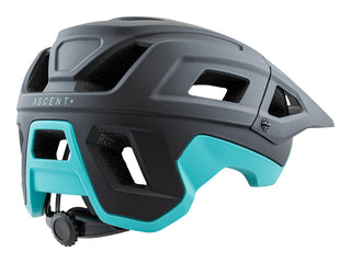 Adura Ascent+ Shield-X Helmet - Matte Black/Turquoise