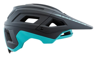 Adura Ascent+ Shield-X Helmet - Matte Black/Turquoise