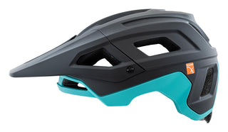 Adura Ascent+ Shield-X Helmet - Matte Black/Turquoise
