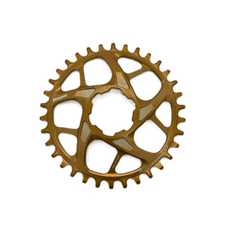 Hope R22 Spiderless Chainring - 34 Teeth Bronze