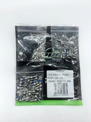 Hope F22 Pedal Pins Pair (30 LG, 18XM4 and 30 Washer)