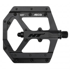 HT AE03 Pedals (Alloy/CNC CRMO) - Stealth Black