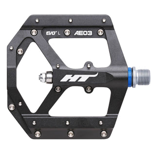 HT AE03 Pedals (Alloy/CNC CRMO) - Black