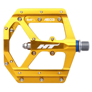 HT AE03 Pedals (Alloy/CNC CRMO) - Gold