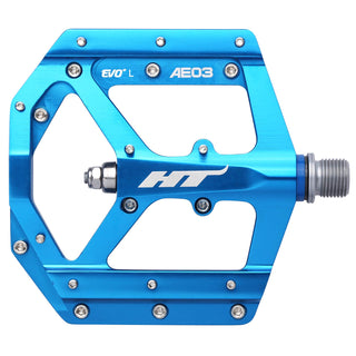 HT AE03 Pedals (Alloy/CNC CRMO) - Marine Blue