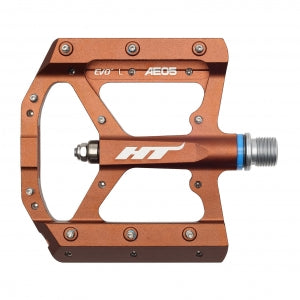HT AE05 Pedals (Alloy/CNC CRMO) - Root Beer