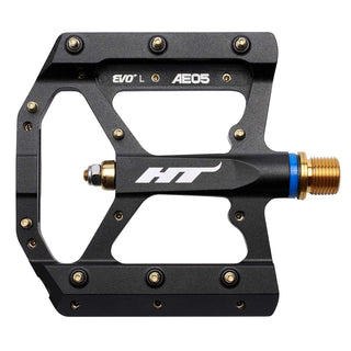 HT AE05T Pedals (Alloy/CNC Ti - 80kg rider max) - Black