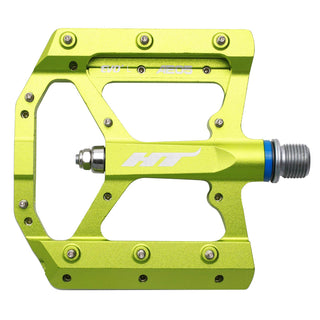 HT AE05 Pedals (Alloy/CNC CRMO) - Apple Green