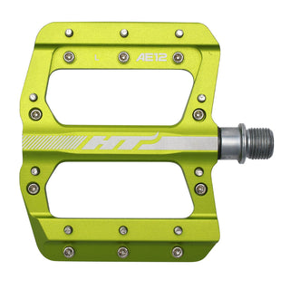 HT AE12 Pedals (Alloy/CNC CRMO) - Apple Green