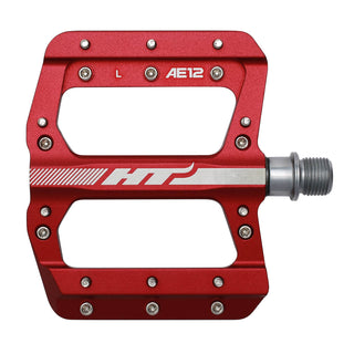 HT AE12 Pedals (Alloy/CNC CRMO) - Red