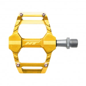 HT AR06 Pedals (Alloy/CNC CRMO) - Gold