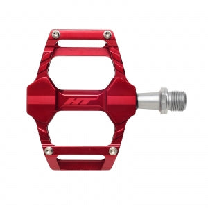 HT AR06 Pedals (Alloy/CNC CRMO) - Red