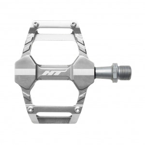 HT AR06 Pedals (Alloy/CNC CRMO) - Silver