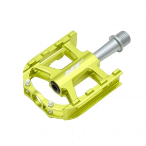 HT AR12 Pedals (Alloy/CNC CRMO) - Apple Green