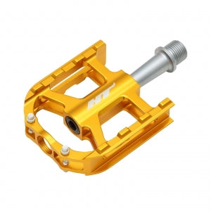 HT AR12 Pedals (Alloy/CNC CRMO) - Gold