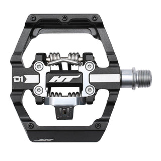 HT D1 Pedals (Alloy/CNC CRMO) - Black